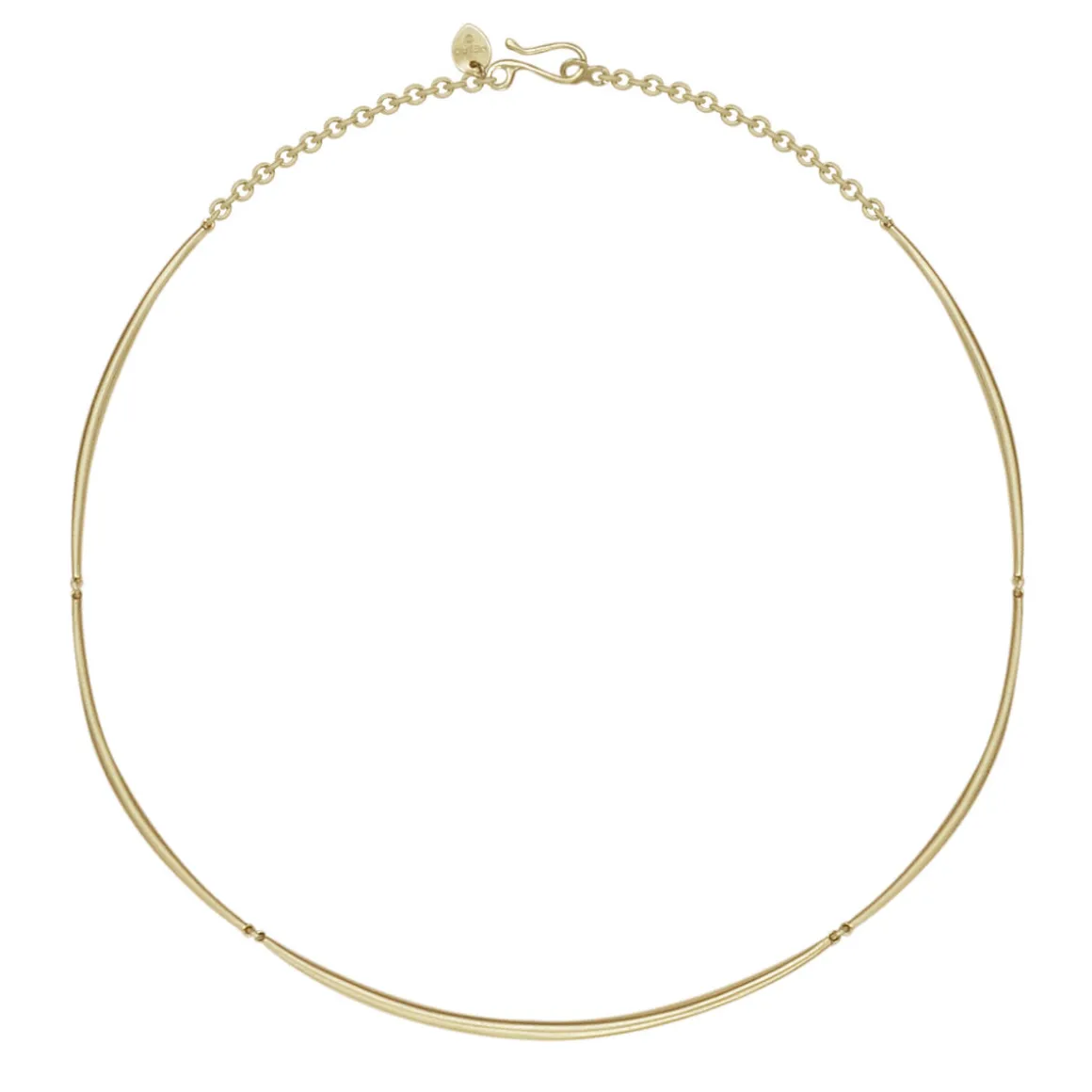 18K Gold Full Tibetan Bar Necklace