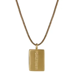 10K Gold Joyful Heart Foundation Fearlessness Tag on Cord