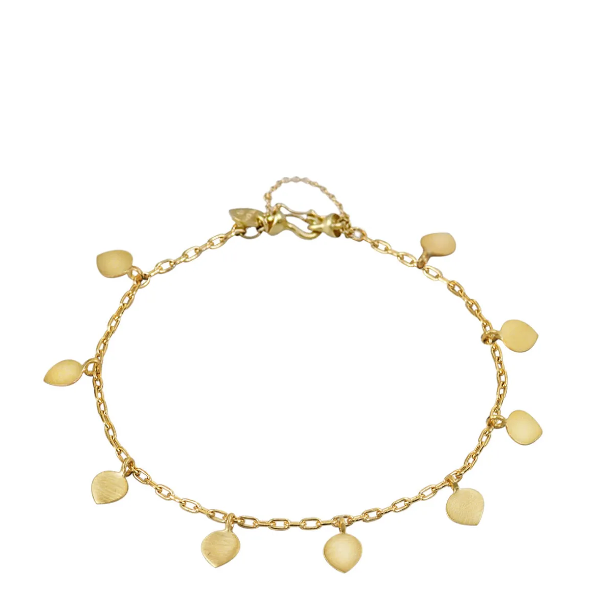 18K Gold Lotus Petal Bracelet