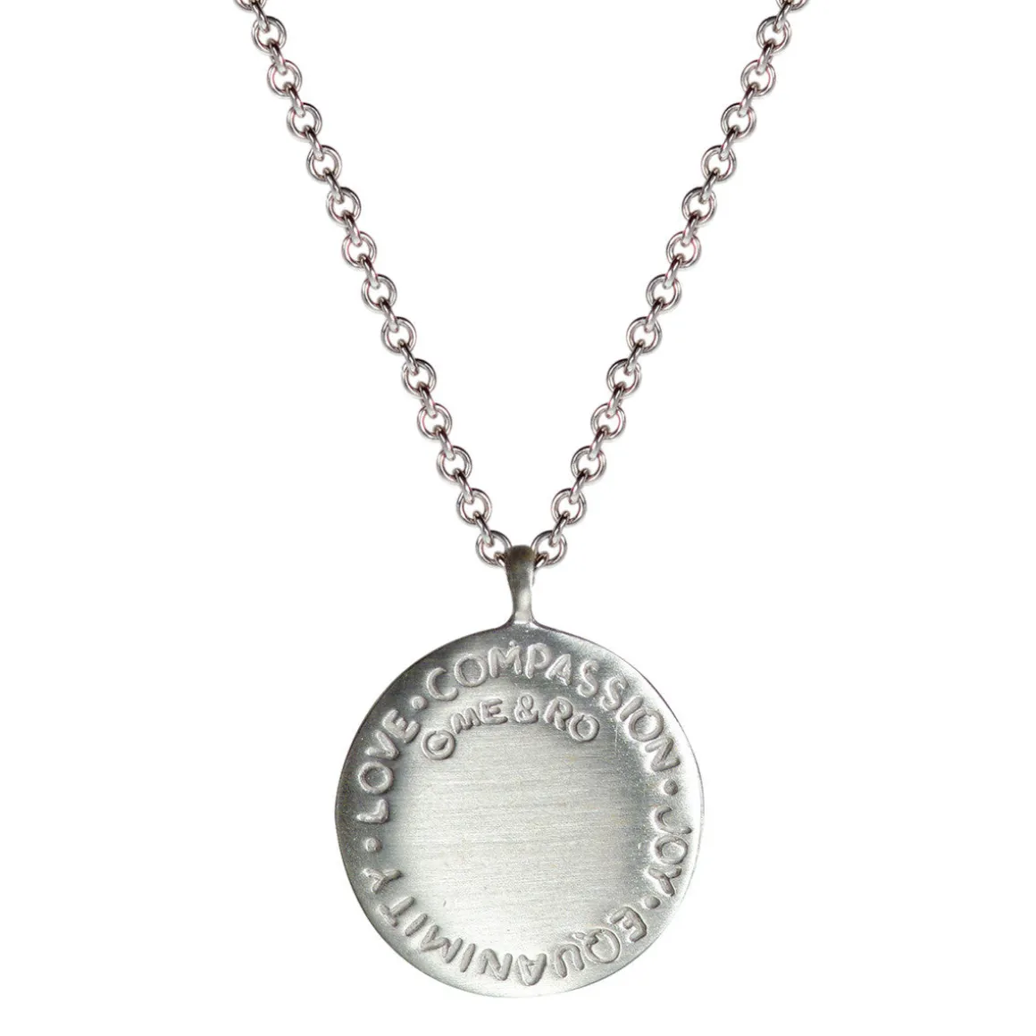 Sterling Silver 'Four Immeasurables' Medallion Pendant