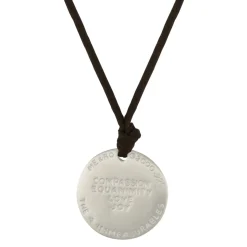 Sterling Silver 'Four Immeasurables' Pendant on Black Cord