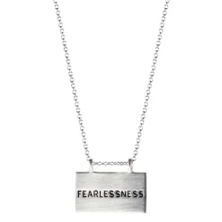 Sterling Silver Joyful Heart Foundation Fearlessness Pendant