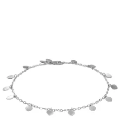 Sterling Silver Lotus Petal Anklet