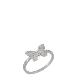 Sterling Silver Paisley Butterfly Ring