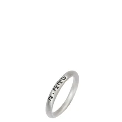 Sterling Silver Small Round Love Ring